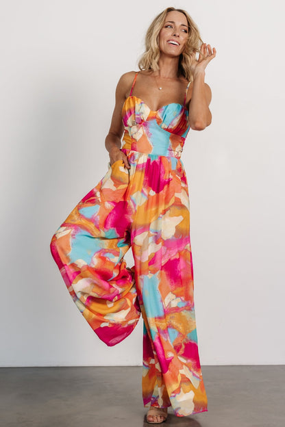 Shea Jumpsuit | Multi Print - Baltic Born