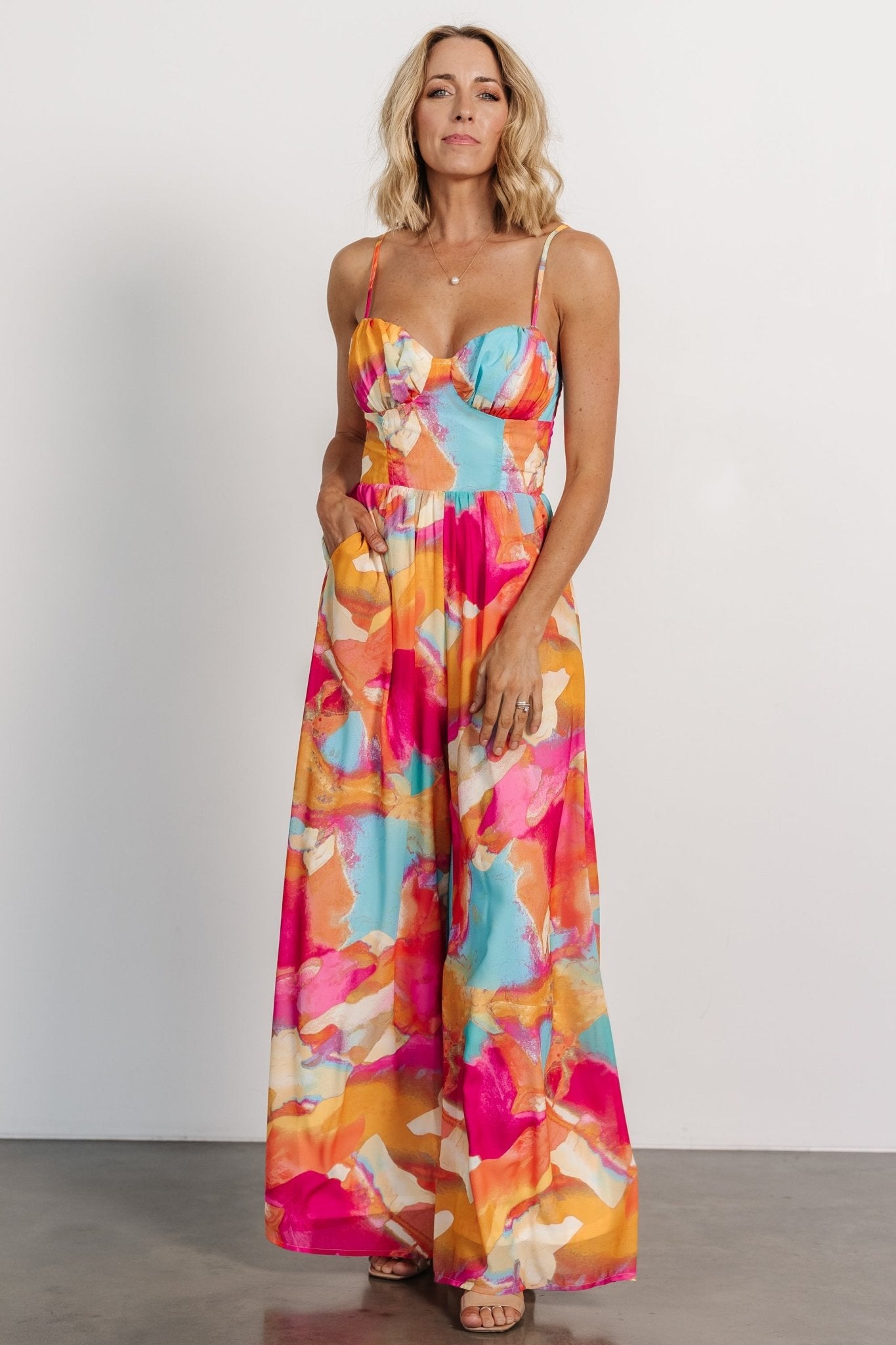 Shea Jumpsuit | Multi Print - Baltic Born