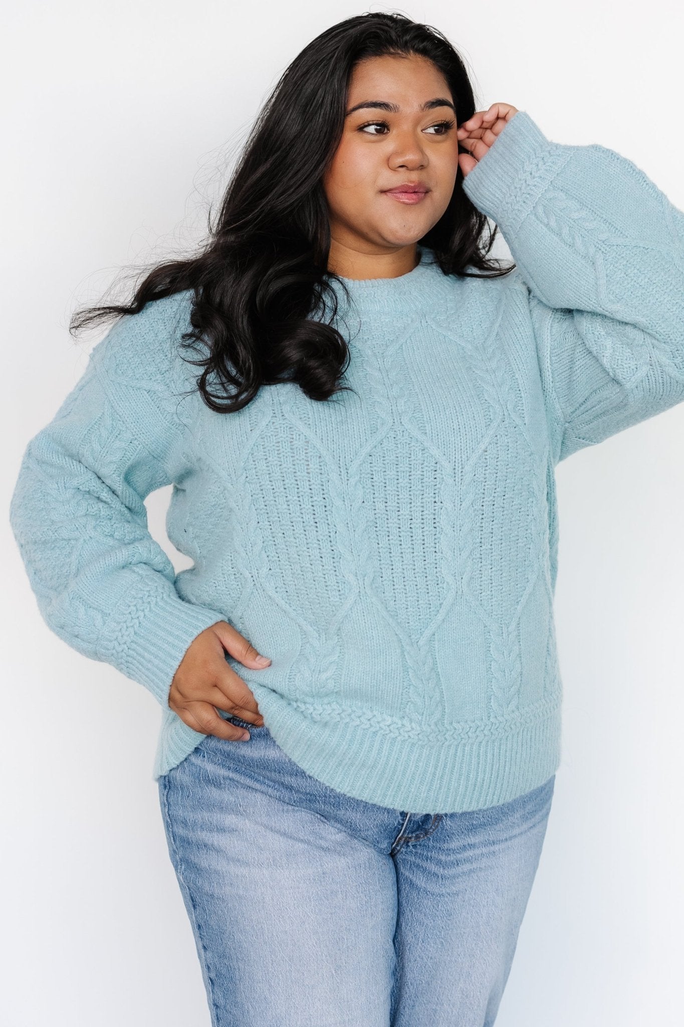 Sheffield Knit Sweater | Light Blue - Baltic Born