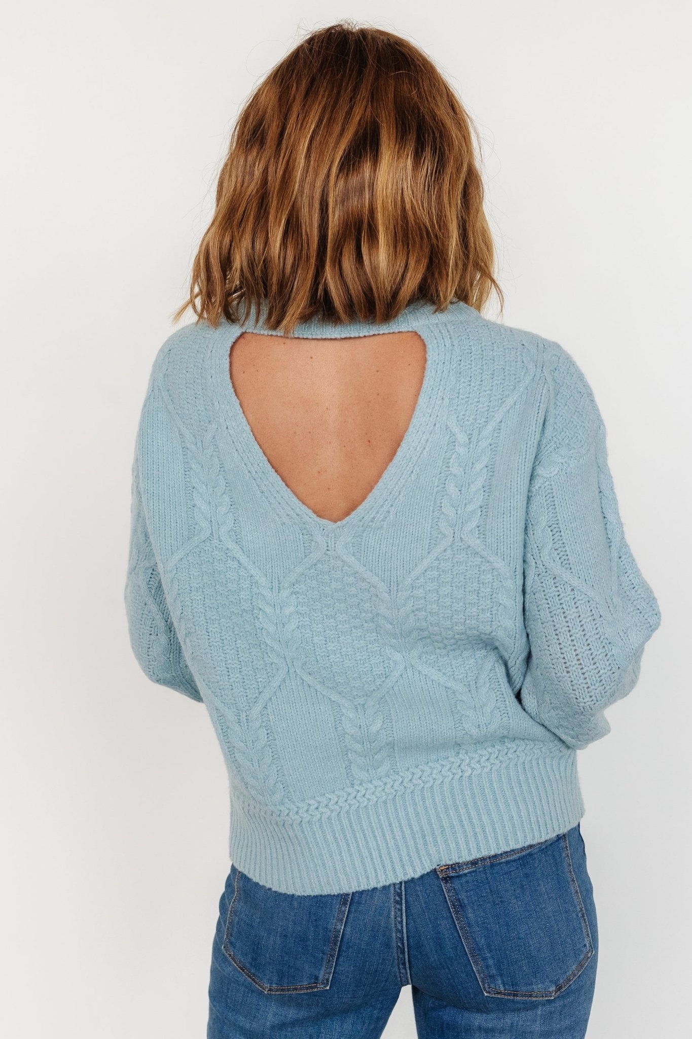 Sheffield Knit Sweater | Light Blue - Baltic Born