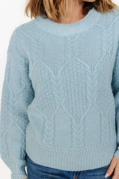 Sheffield Knit Sweater | Light Blue - Baltic Born