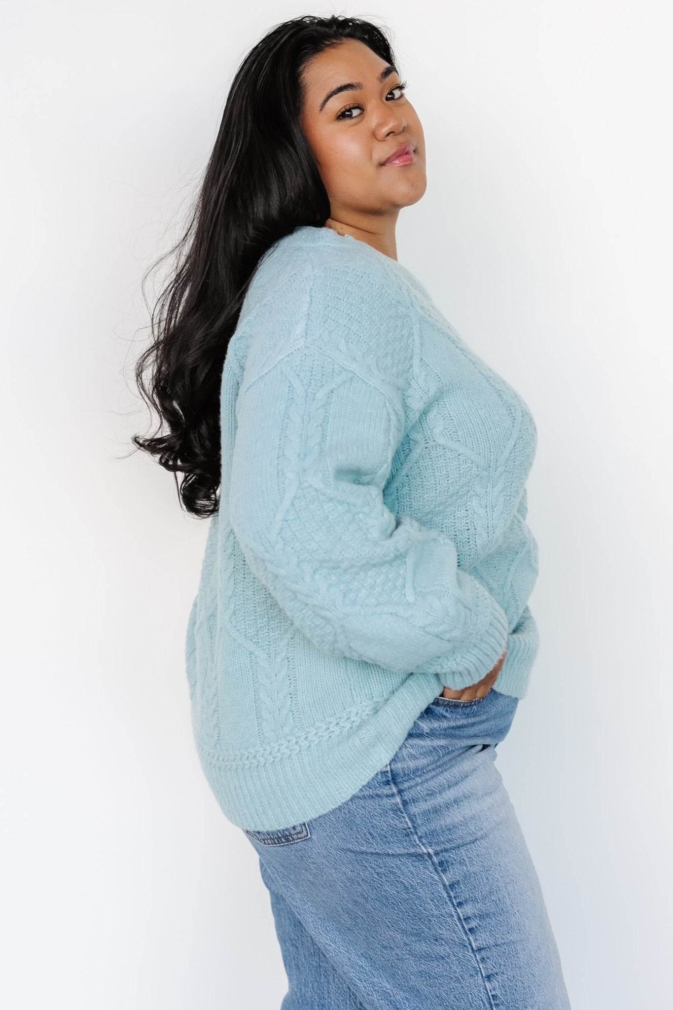 Sheffield Knit Sweater | Light Blue - Baltic Born