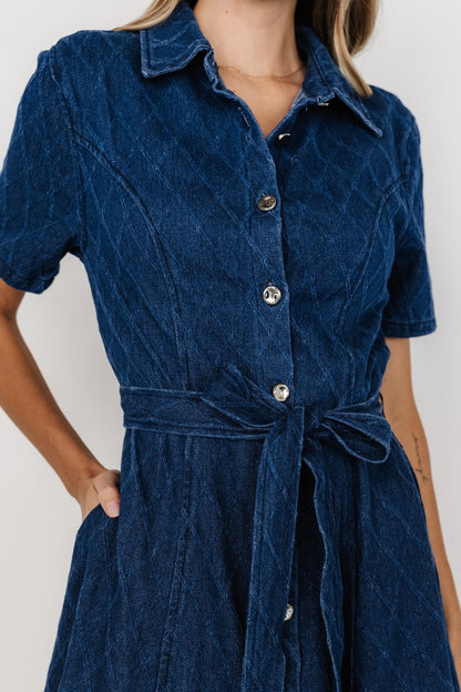 Sheryl Midi Dress | Denim Blue - Baltic Born