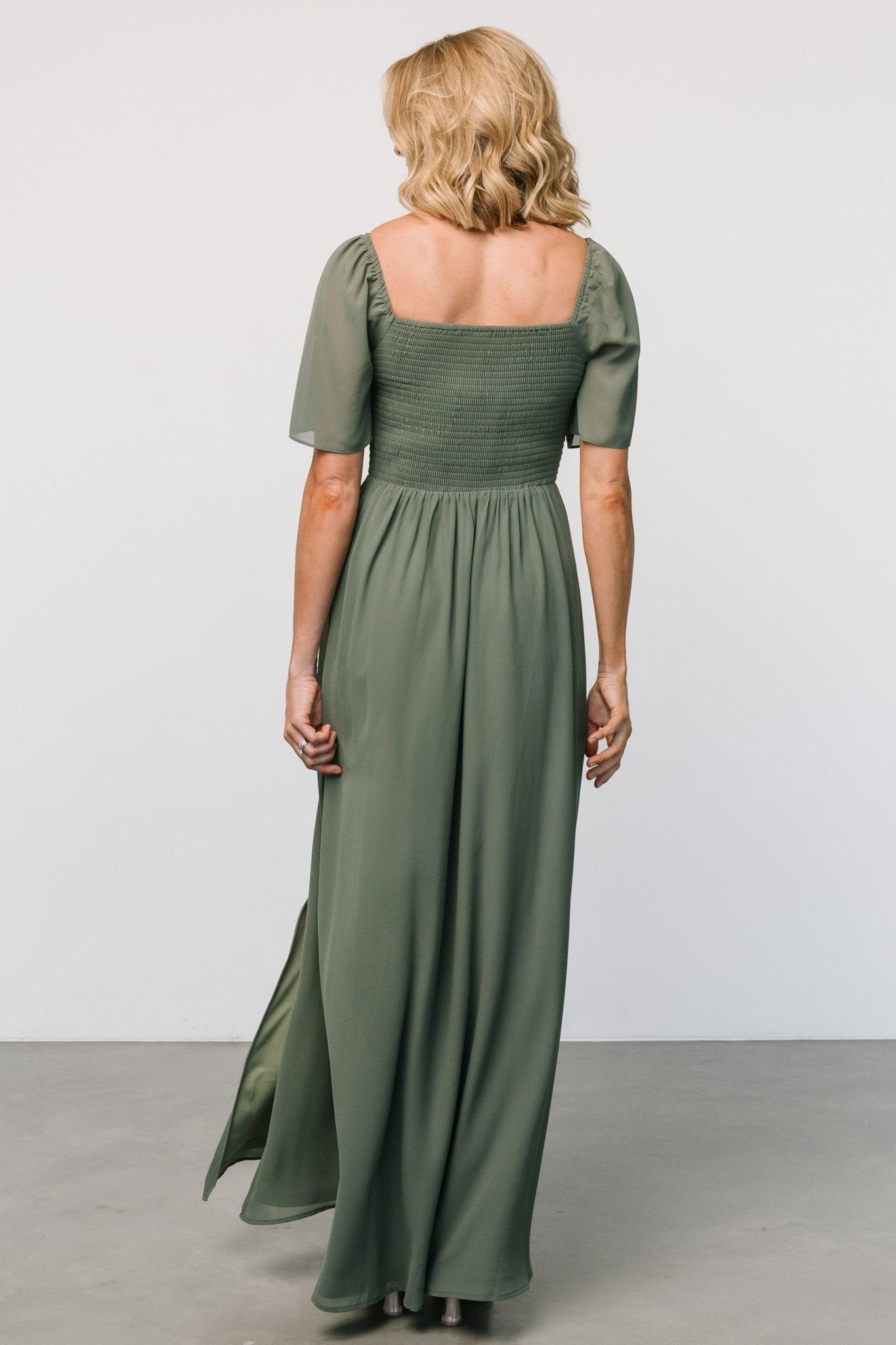 Sierra Sweetheart Maxi Dress | Dark Sage - Baltic Born