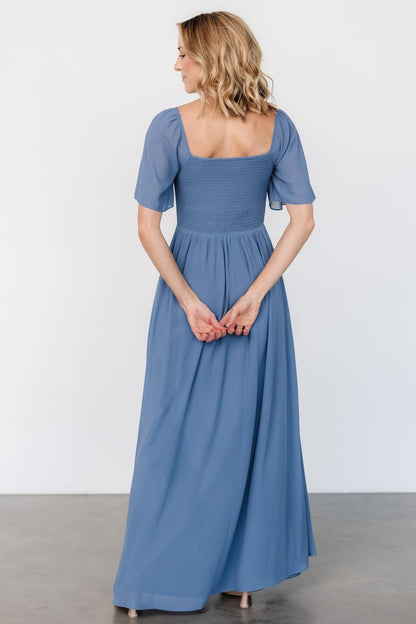 Sierra Sweetheart Maxi Dress | Whisper Blue - Baltic Born