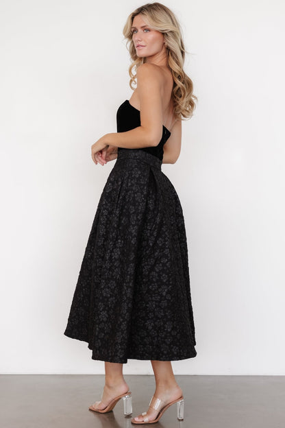 Sila Strapless Dress | Black - Baltic Born