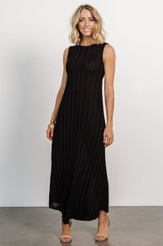 Skylar Tank Maxi Dress | Black - Baltic Born