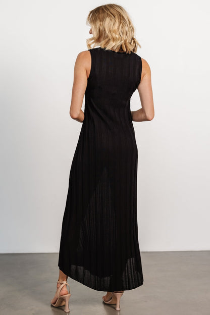 Skylar Tank Maxi Dress | Black - Baltic Born