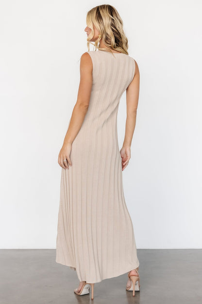 Skylar Tank Maxi Dress | Taupe - Baltic Born