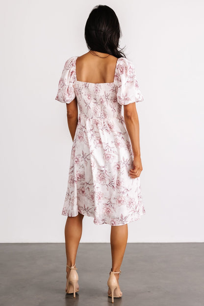 Sonnet Short Dress | Blush Floral - Baltic Born