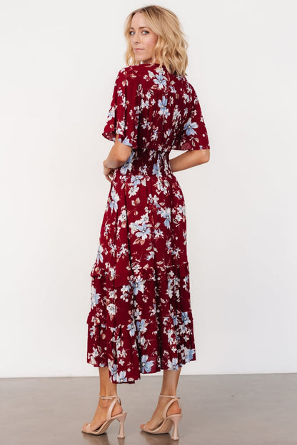 Spell Boho Midi Dress | Ruby Multi Floral - Baltic Born