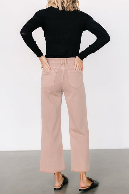 Spence Denim Pants | Dusty Rose - Baltic Born