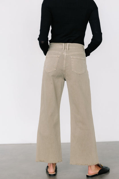 Spence Denim Pants | Olive - Baltic Born