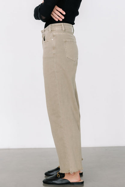 Spence Denim Pants | Olive - Baltic Born