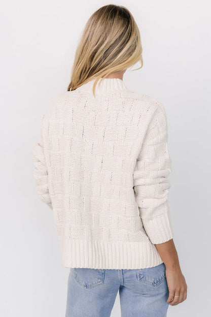 Stetson Knit Sweater | Ivory - Baltic Born