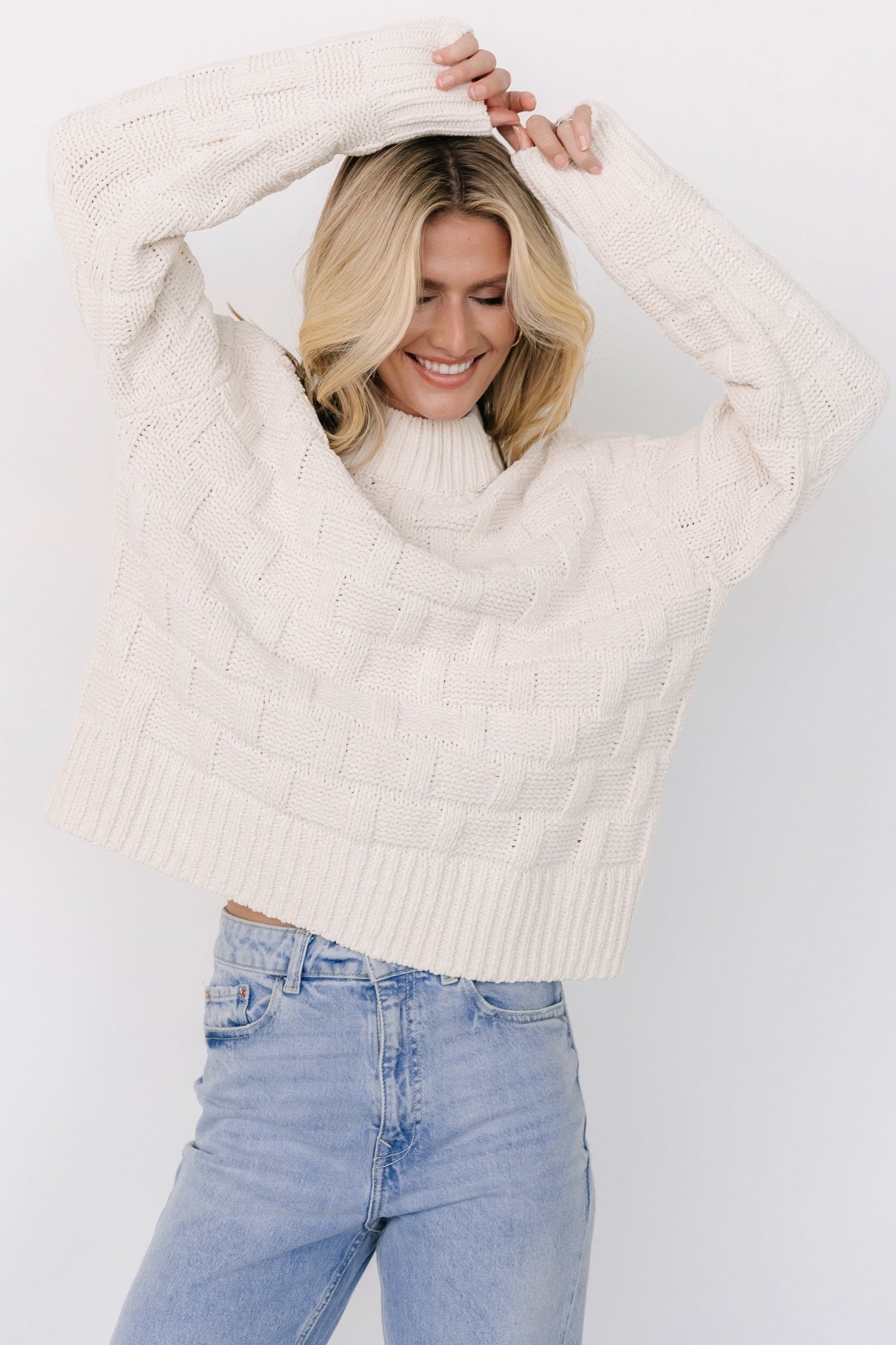 Stetson Knit Sweater | Ivory - Baltic Born