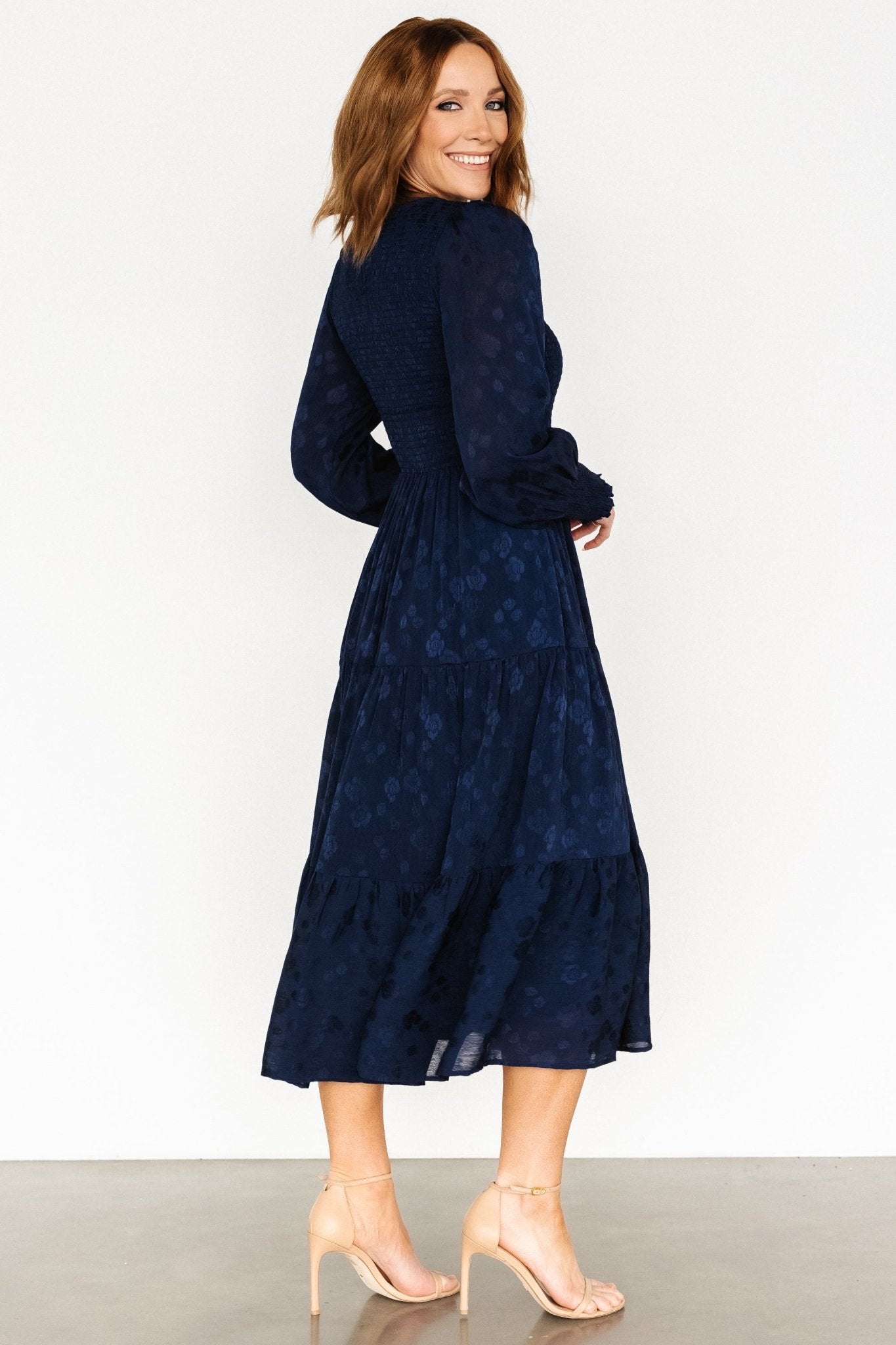 Stockholm Smocked Dress | Midnight Blue - Baltic Born