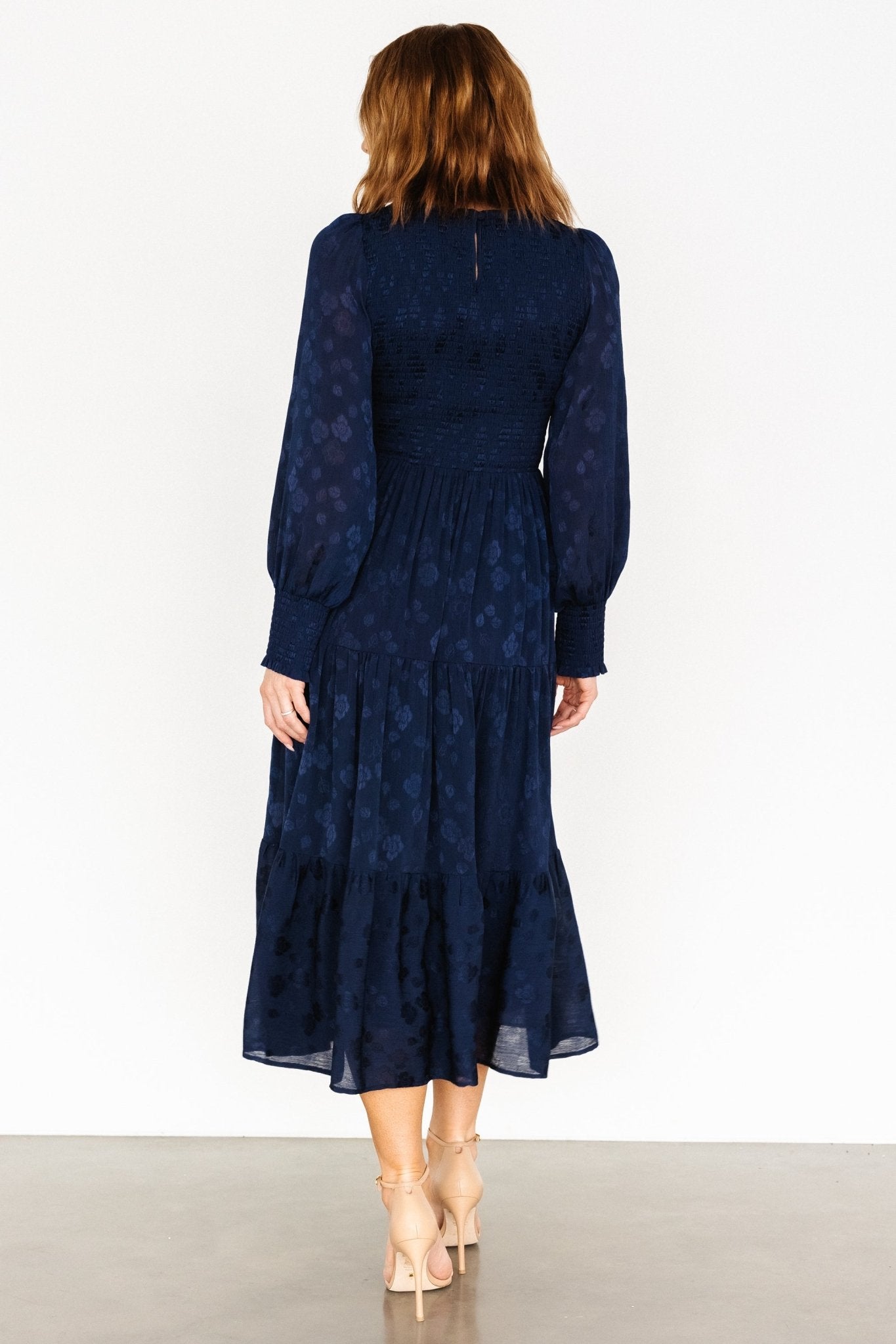 Stockholm Smocked Dress | Midnight Blue - Baltic Born