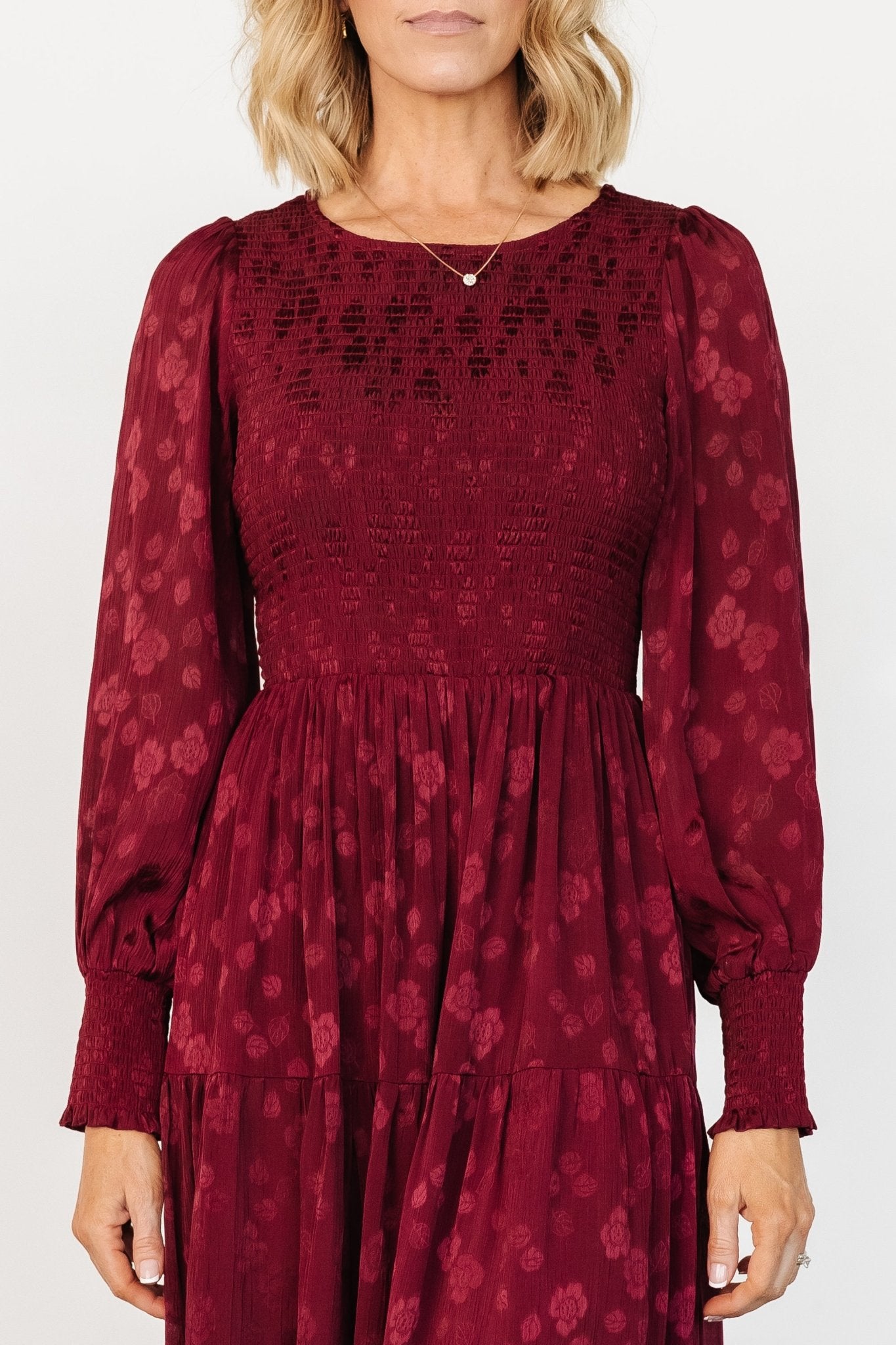 Stockholm Smocked Dress | Mulberry - Baltic Born