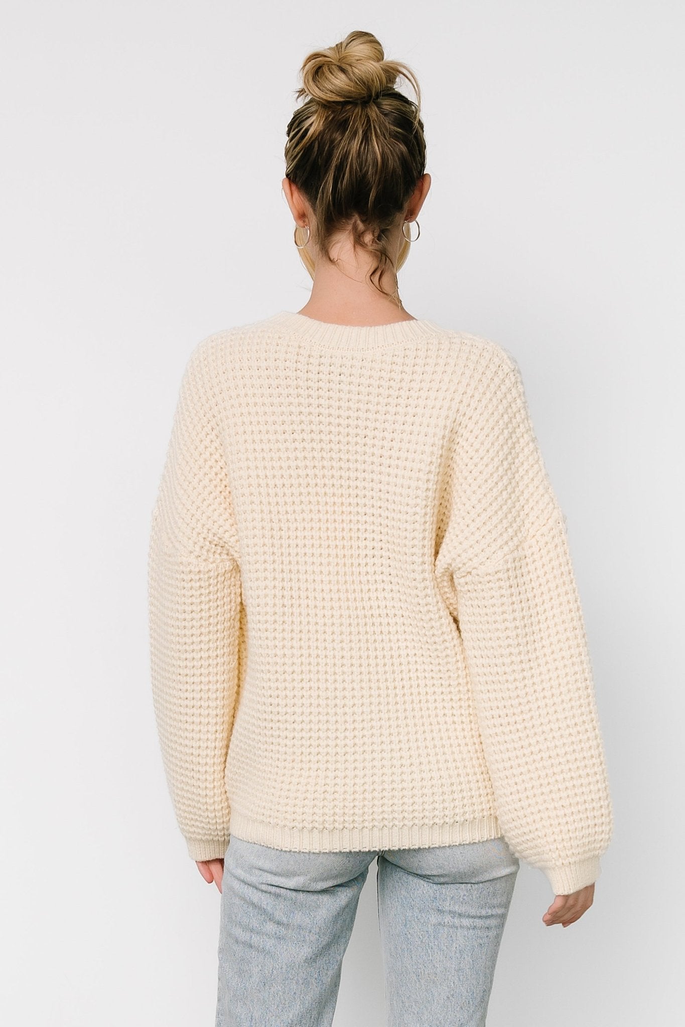 Sutherland Chunky Knit Sweater | Cream - Baltic Born