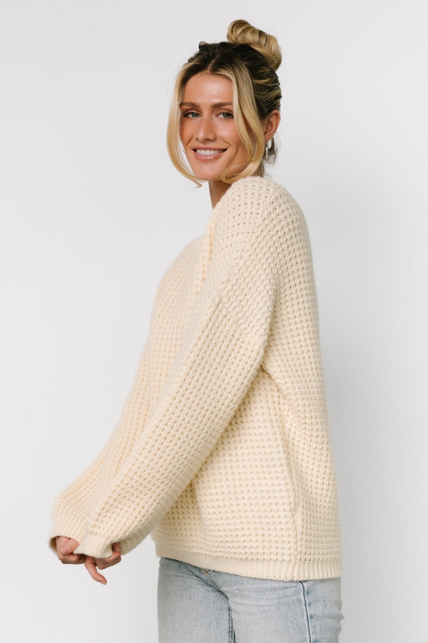 Sutherland Chunky Knit Sweater | Cream - Baltic Born