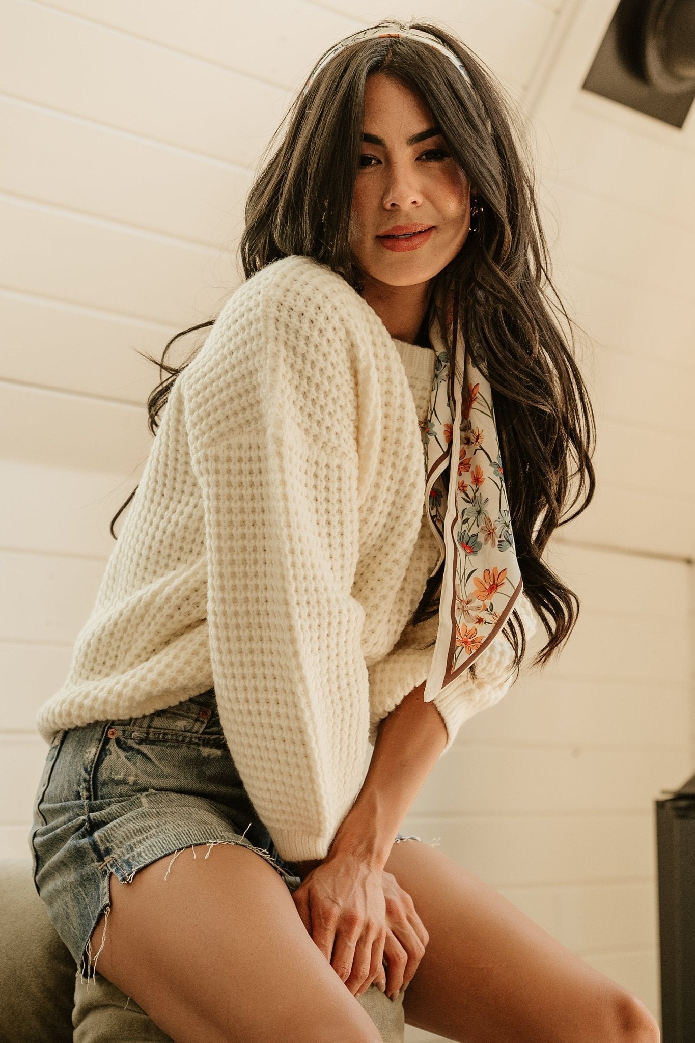 Sutherland Chunky Knit Sweater | Cream - Baltic Born