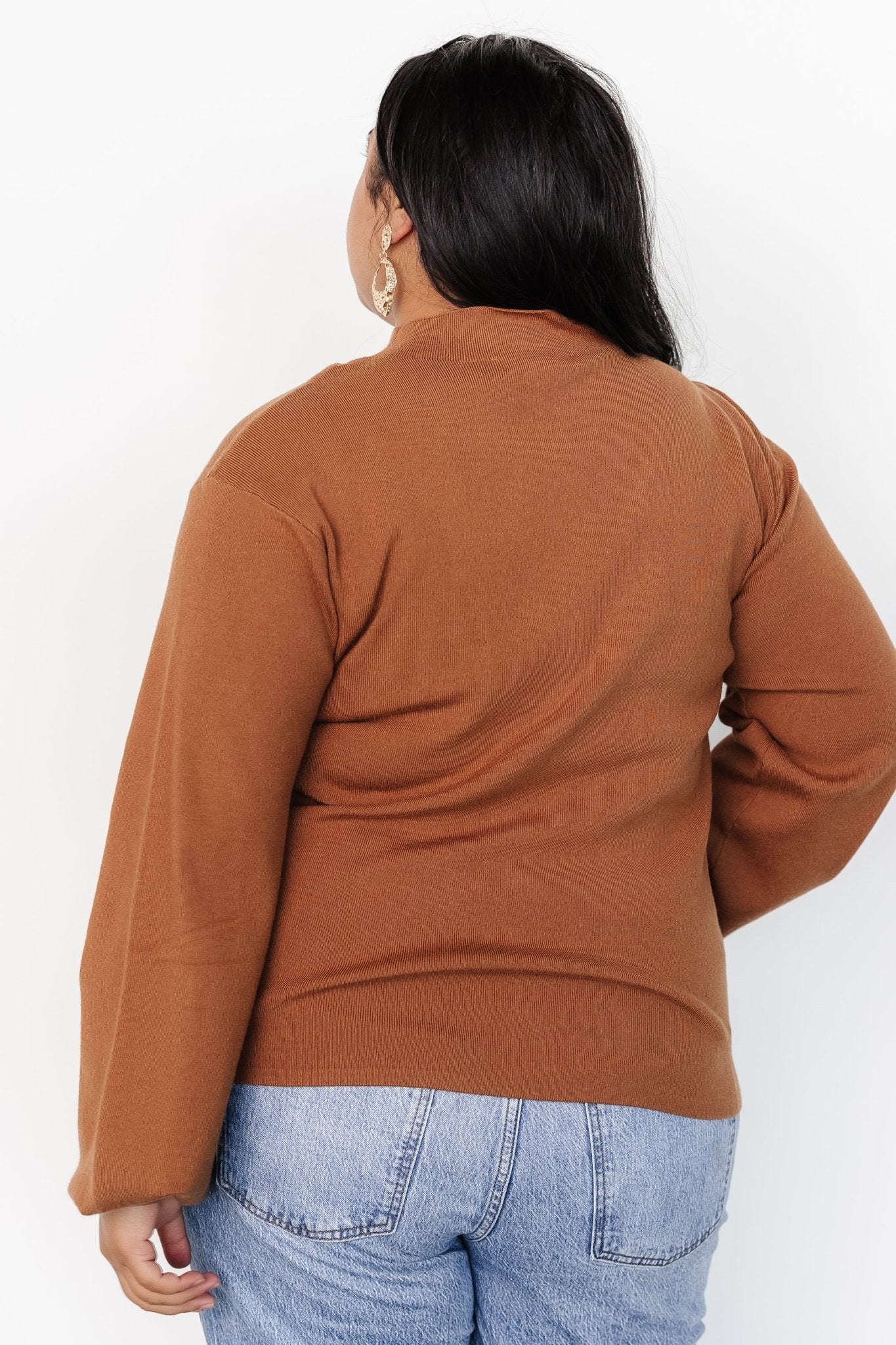 Sutton Sweater Top | Brown - Baltic Born