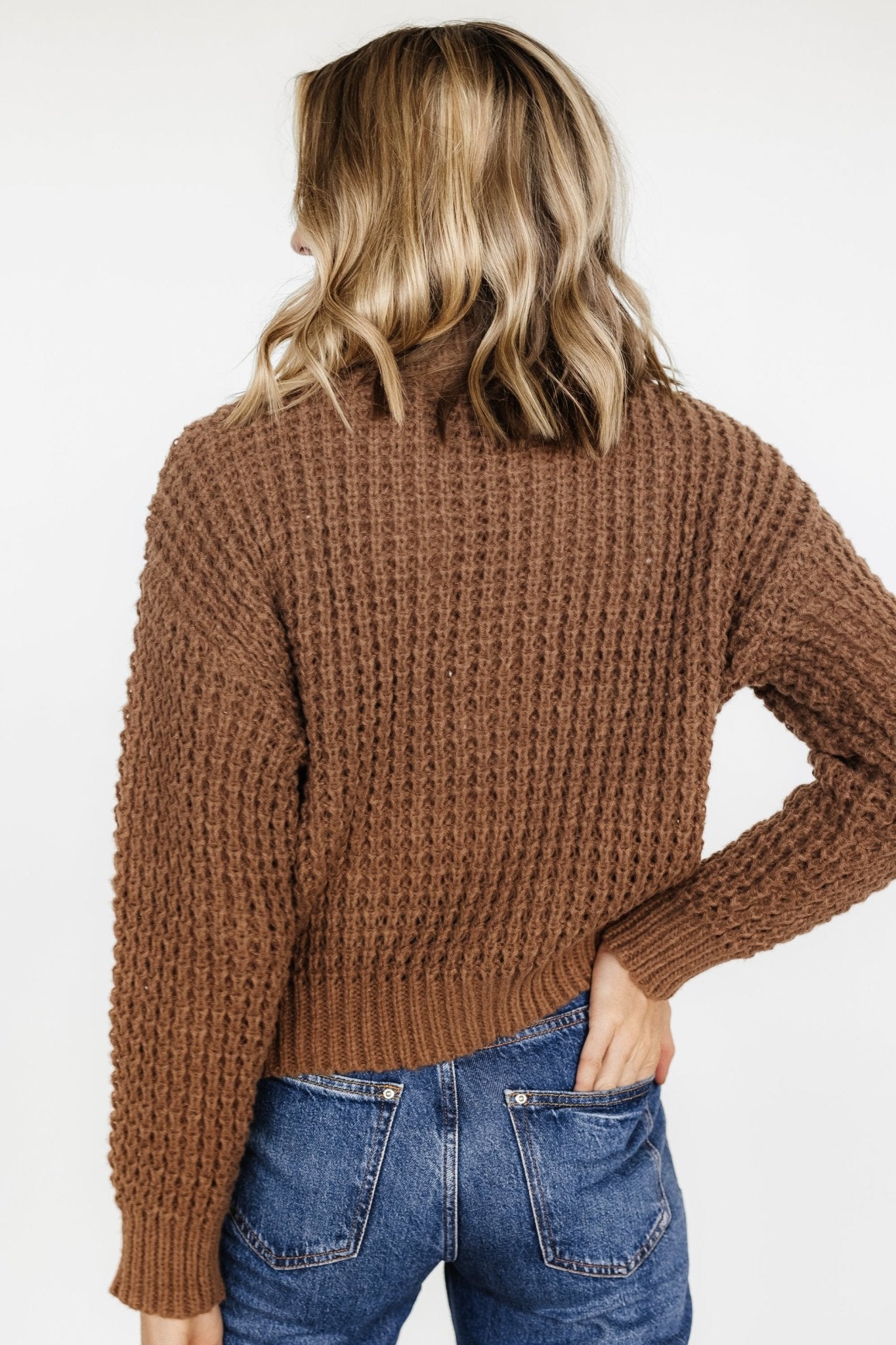 Syracuse Chunky Knit Sweater | Mocha - Baltic Born