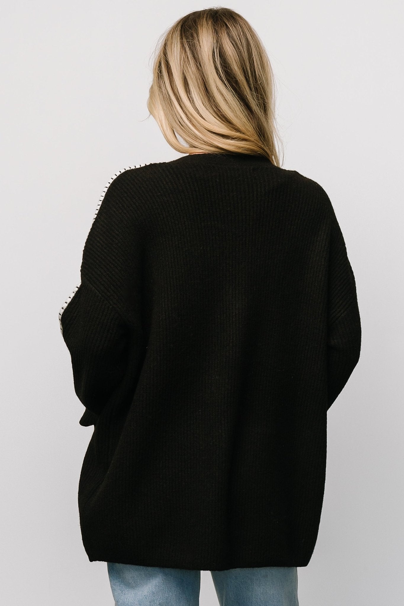 Tally Knit Cardigan | Dark Chocolate - Baltic Born