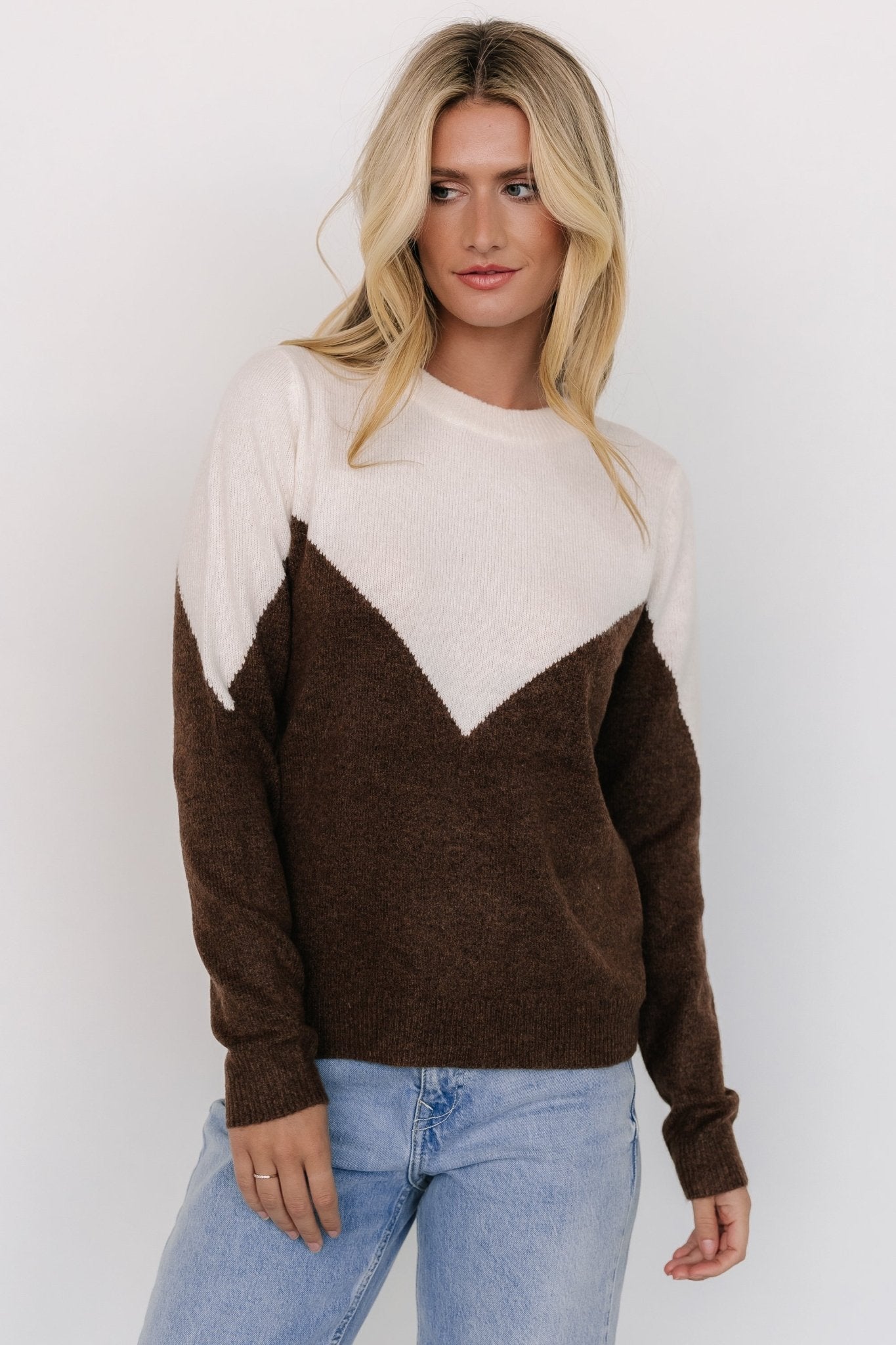 Purchases Ports 1961 Size L Brown Ivory Sweater