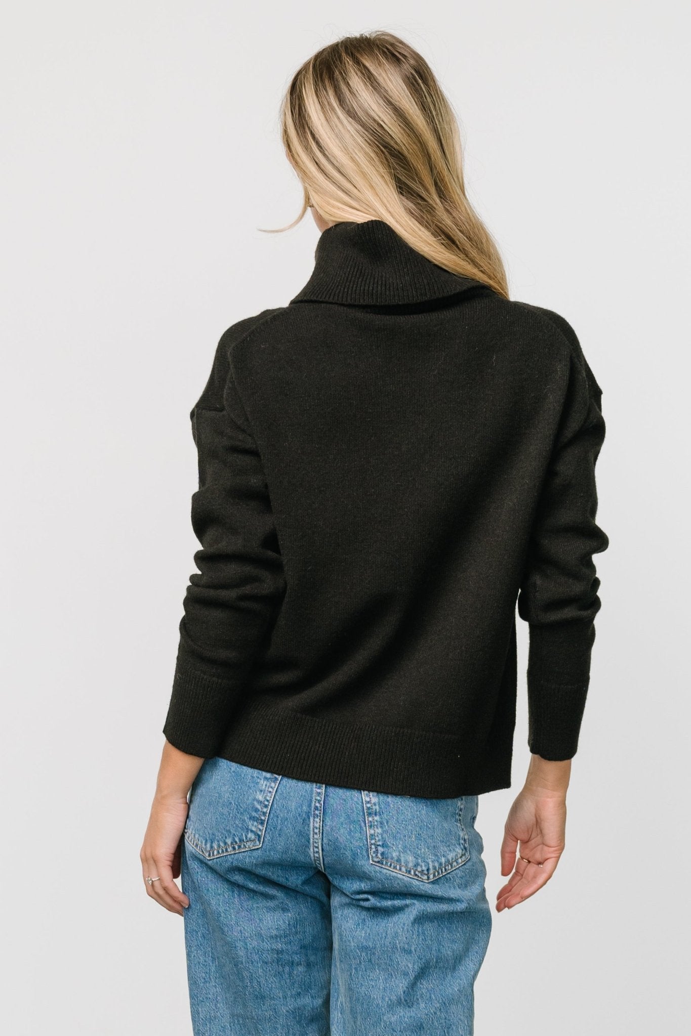 Tera Turtleneck Sweater | Black - Baltic Born