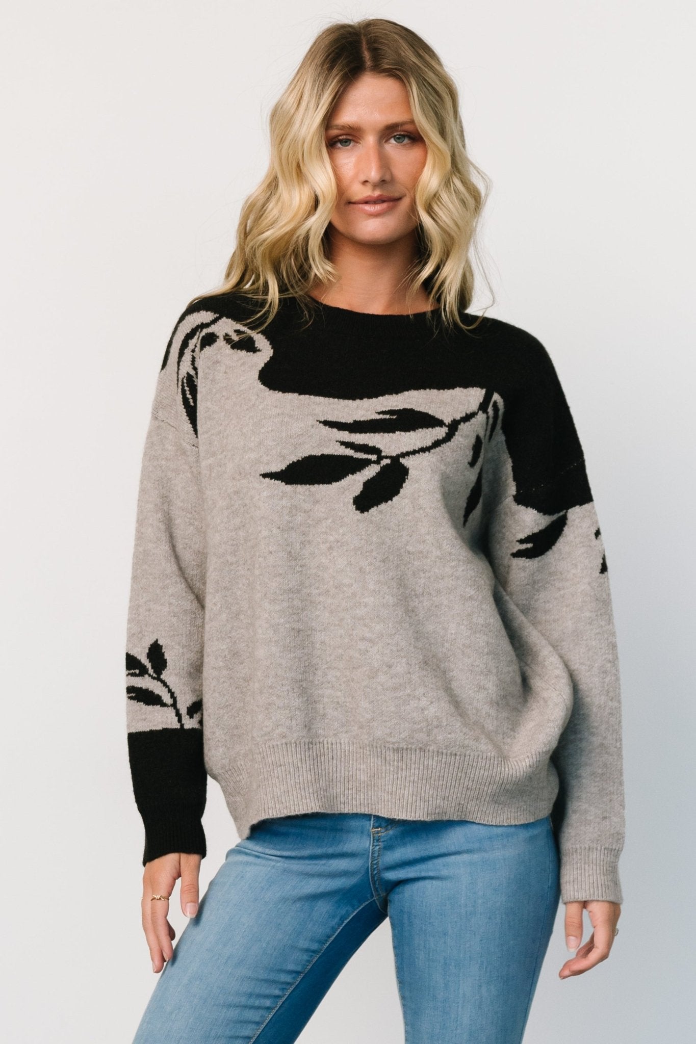 Teresa Sweater | Gray + Black - Baltic Born