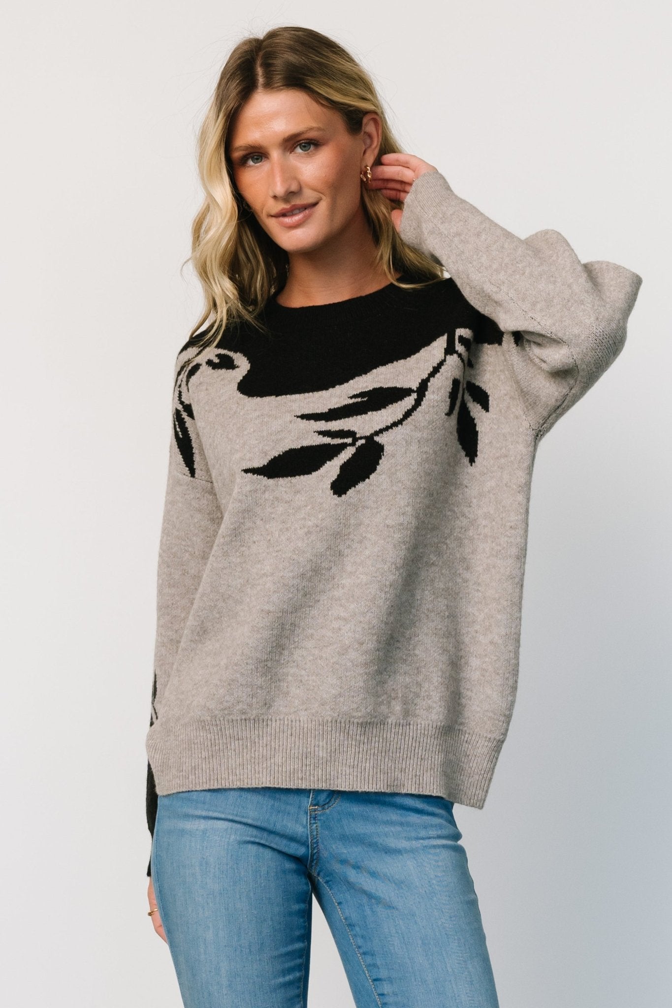 Teresa Sweater | Gray + Black - Baltic Born