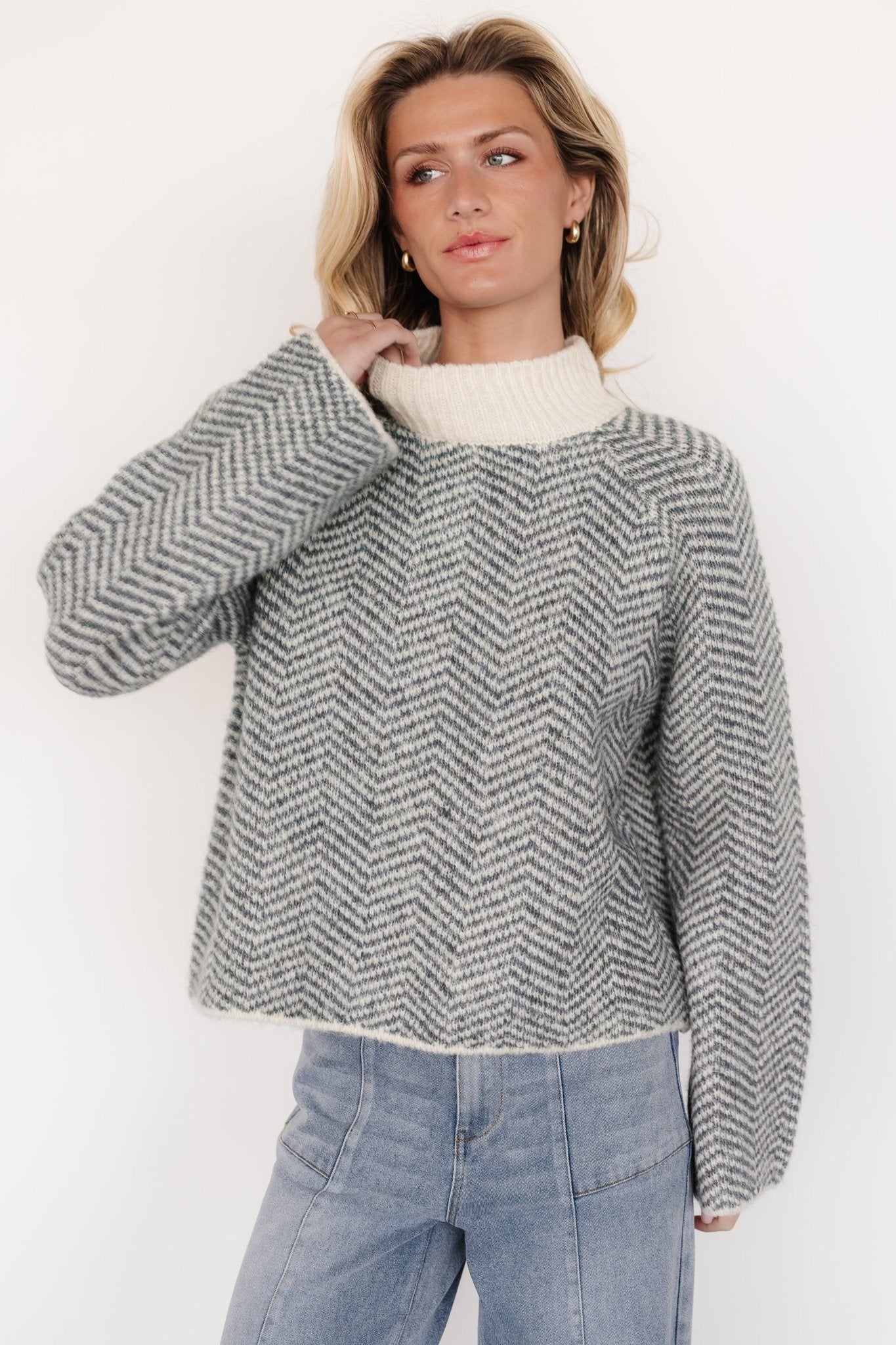 Trisha Knit Sweater | Balsam Stripe - Baltic Born