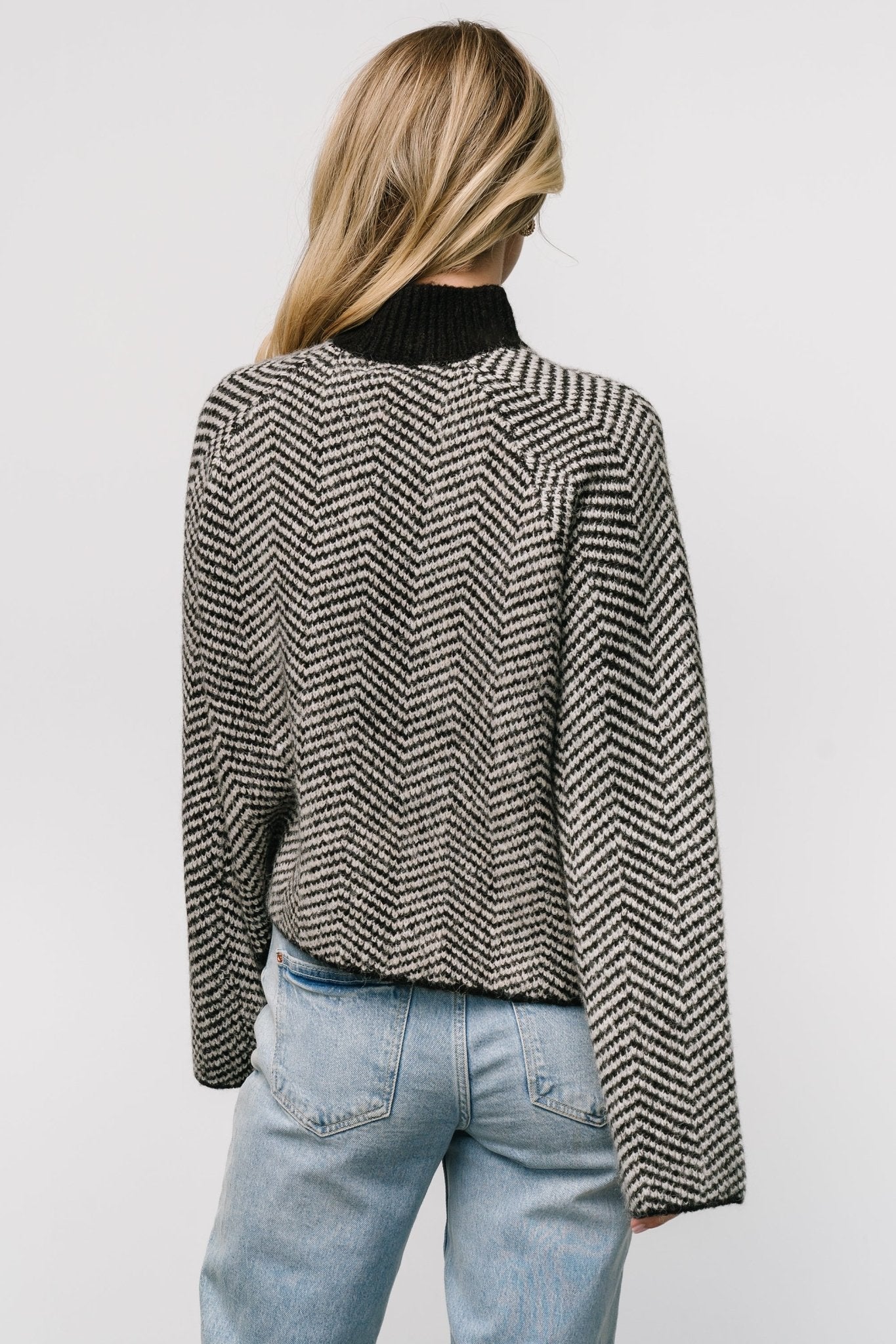 Trisha Knit Sweater | Black Stripe - Baltic Born