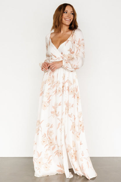 Tristan Maxi Dress | White Floral - Baltic Born