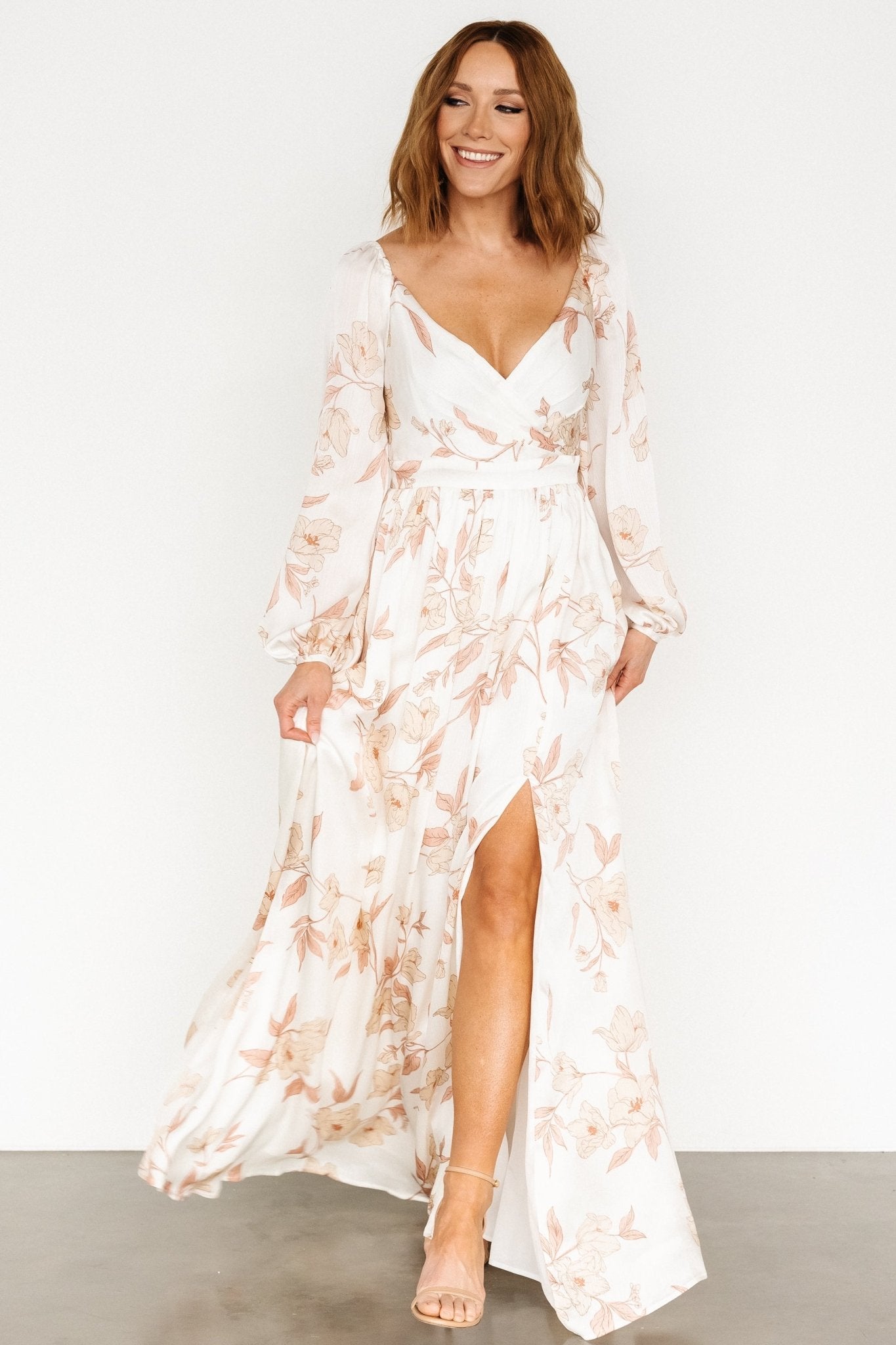 Tristan Maxi Dress | White Floral - Baltic Born