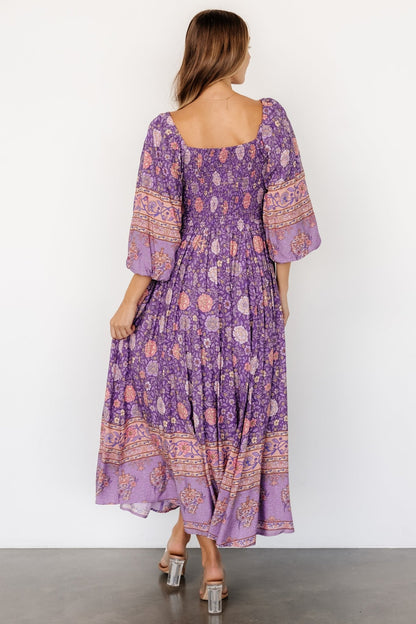 Trixie Dress | Purple Multi - Baltic Born