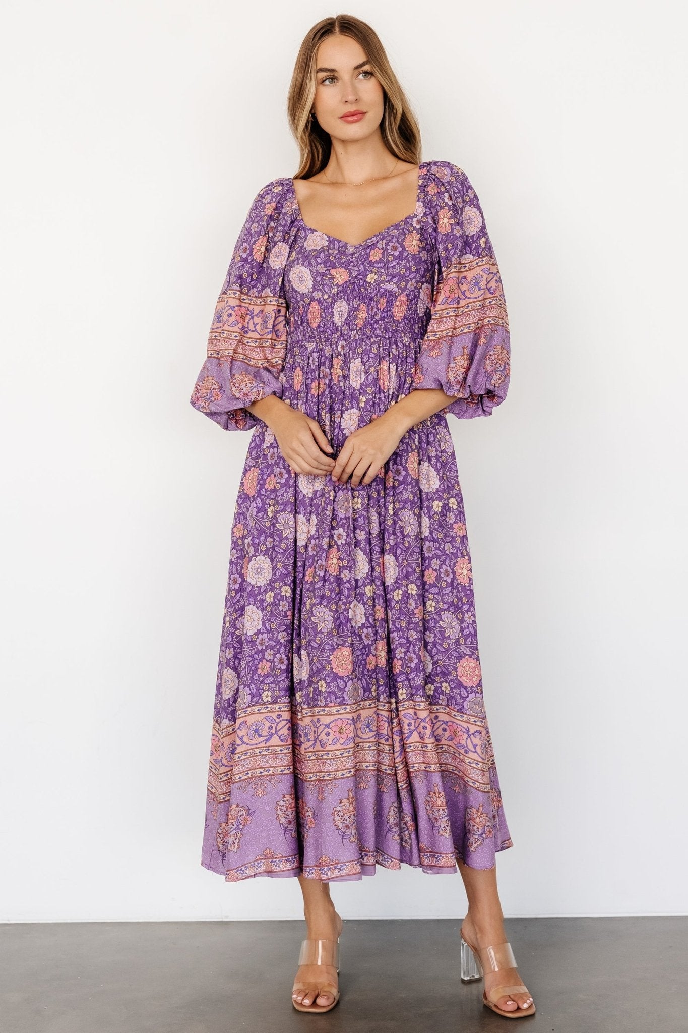 Trixie Dress | Purple Multi - Baltic Born