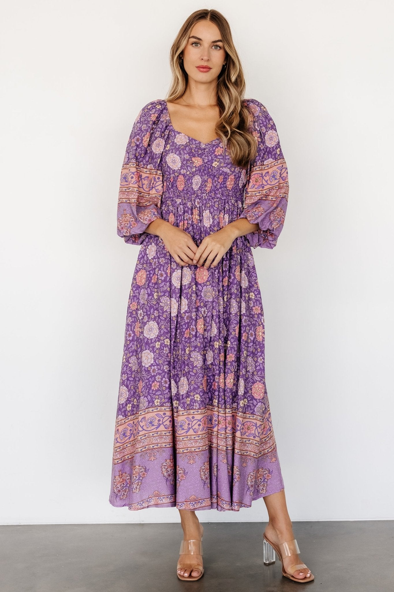 Trixie Dress | Purple Multi - Baltic Born