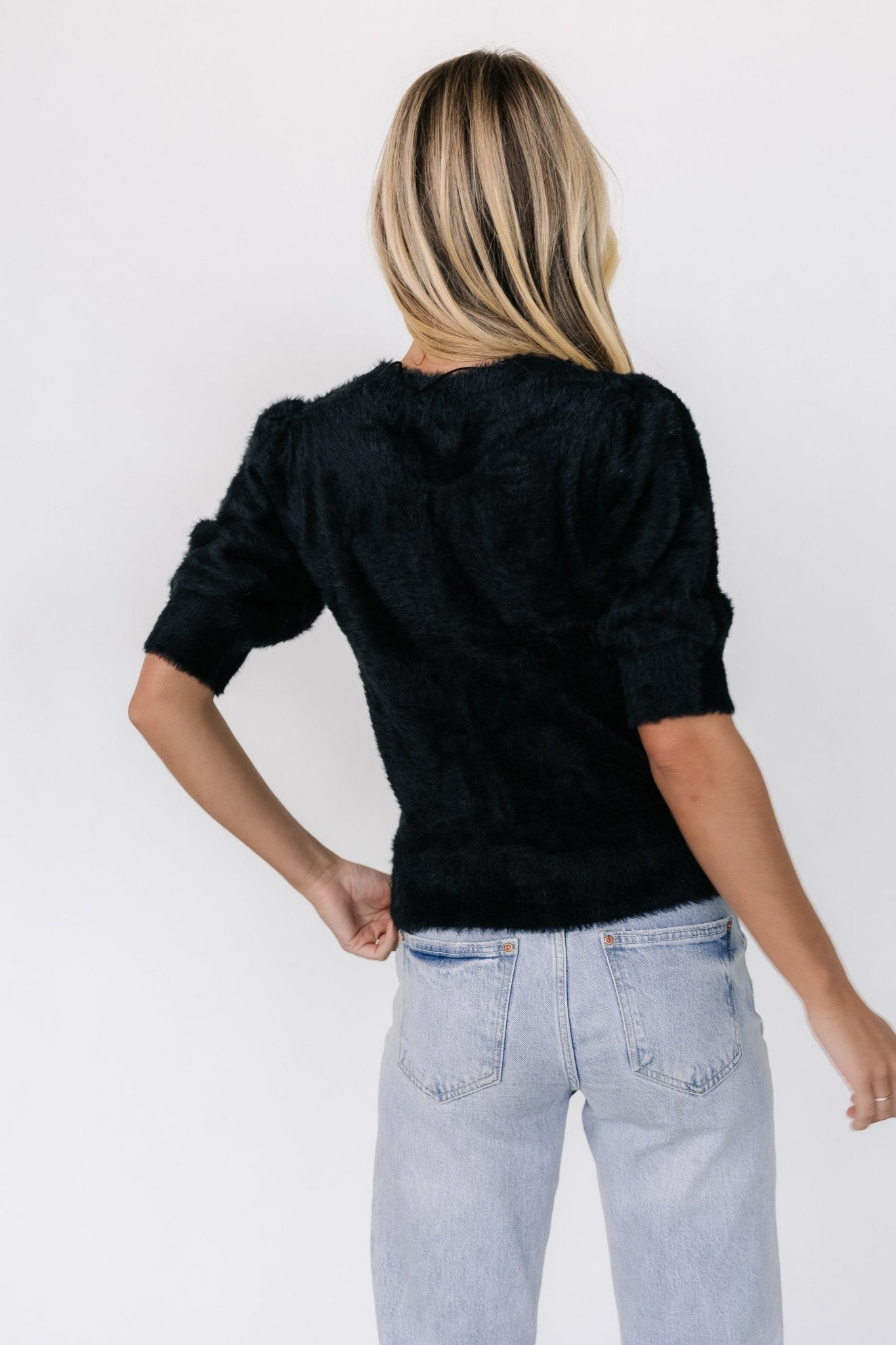 Vail Sweater Top | Black - Baltic Born