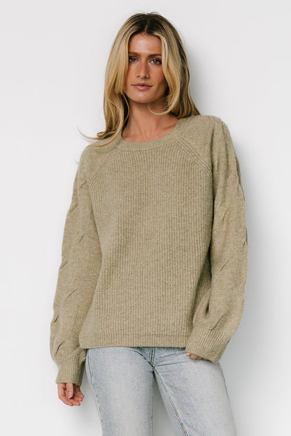 Vancouver Sweater | Light Olive - Baltic Born