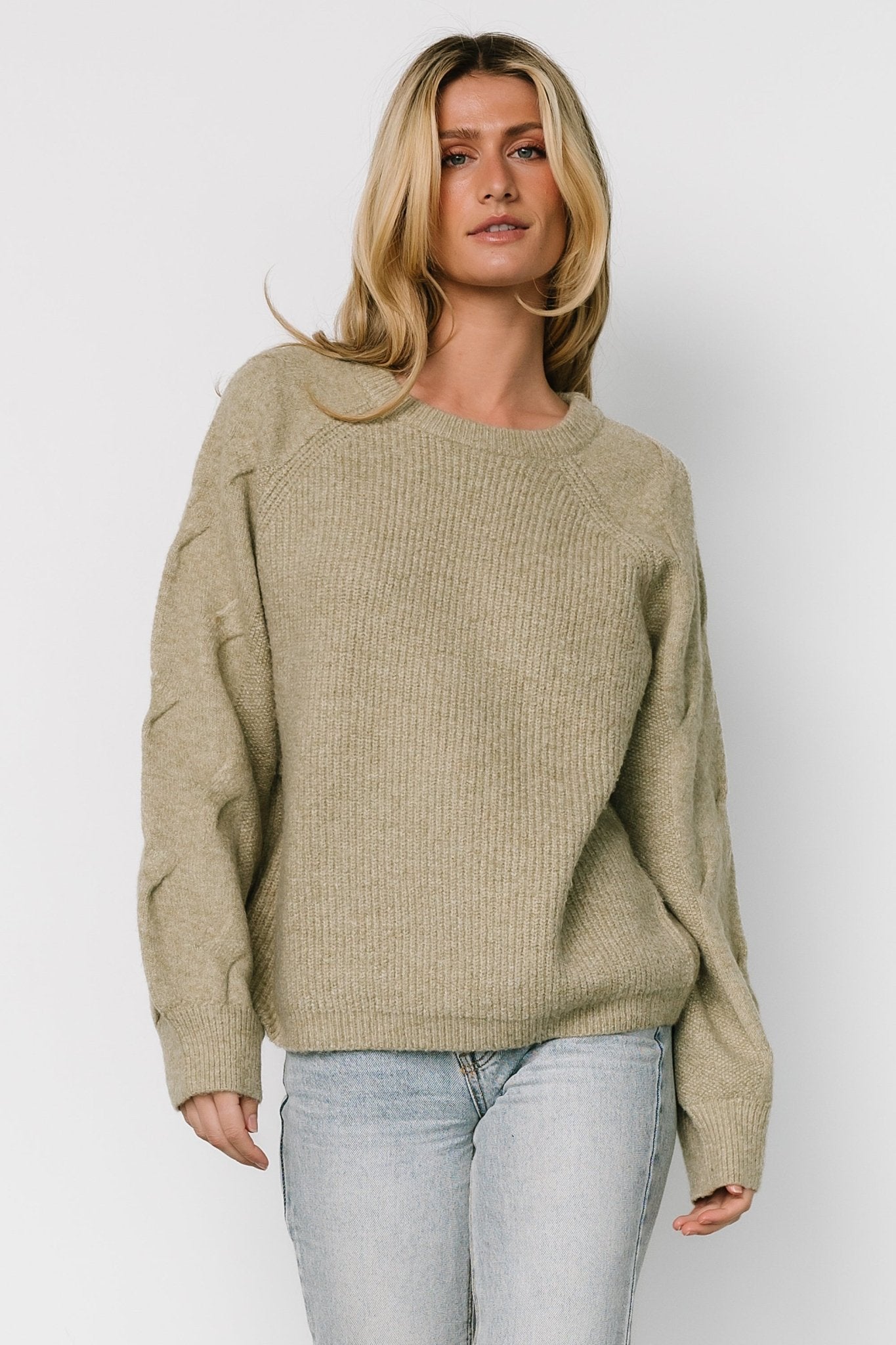 Vancouver Sweater | Light Olive - Baltic Born