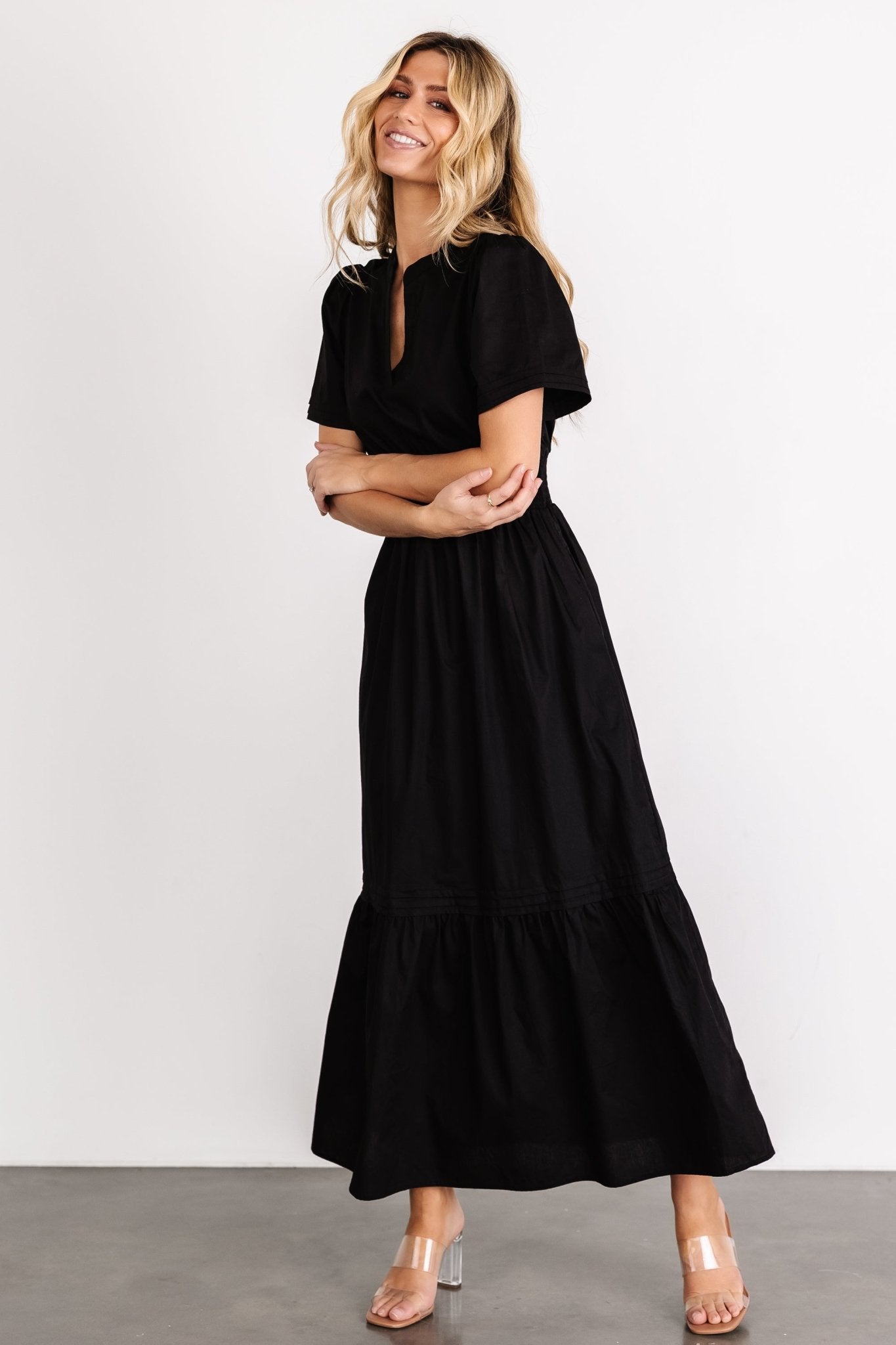 Vera Maxi Dress | Black | Baltic Born