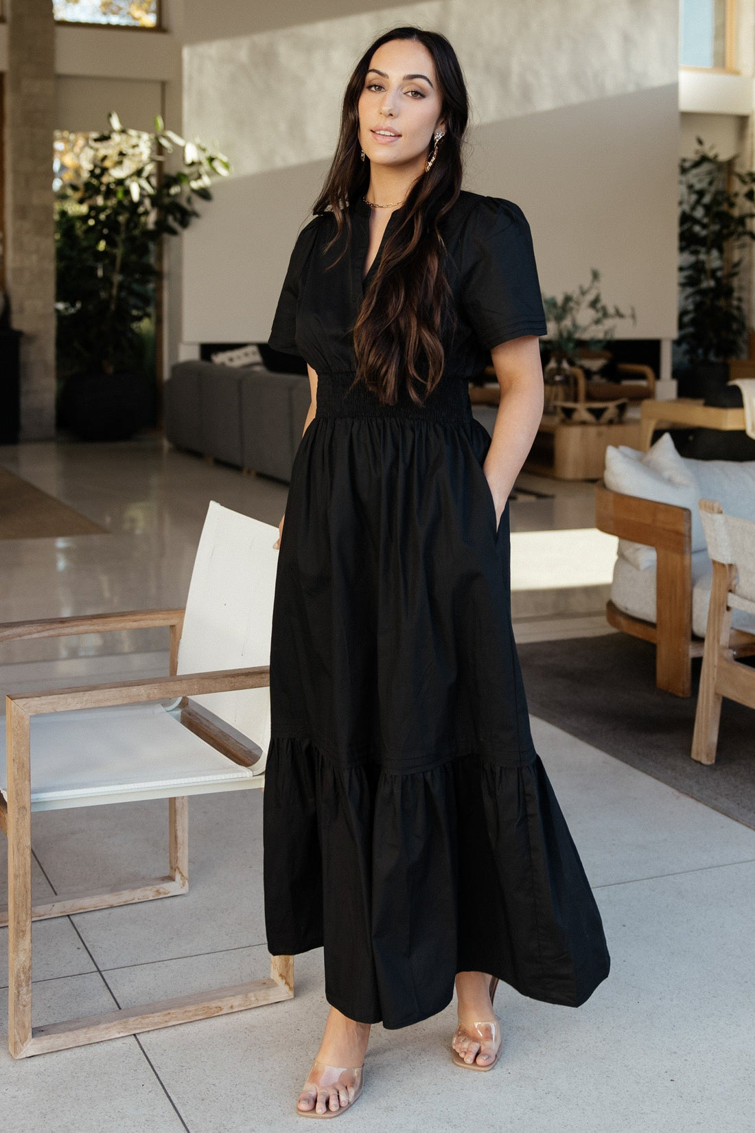 BEYOND BY VERA Isabella Block Printed Maxi Dress main image 1