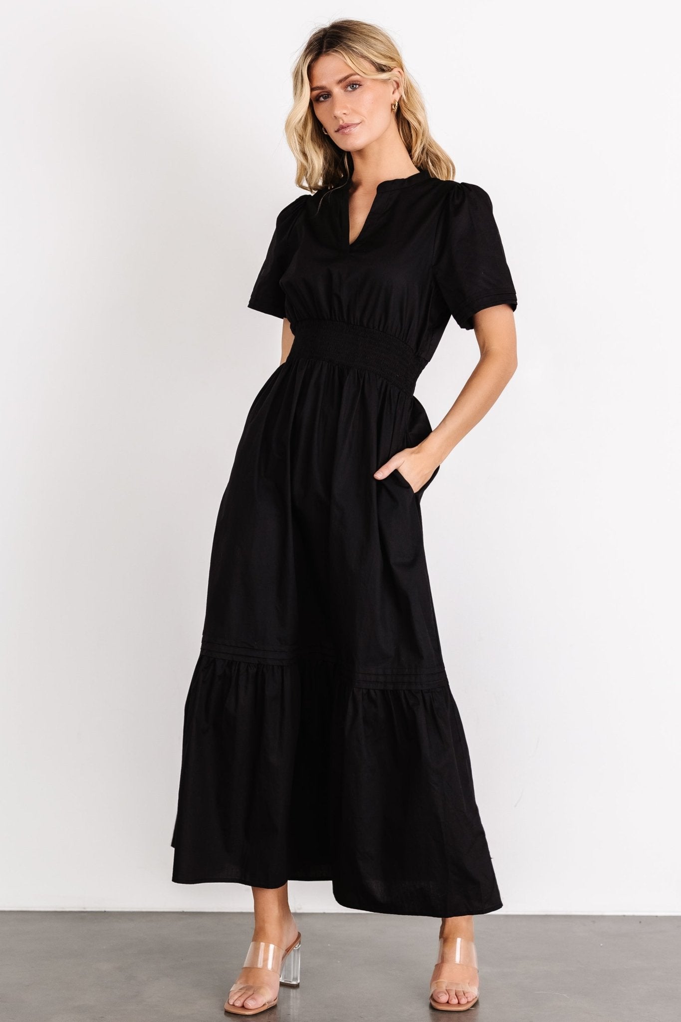 Vera Maxi Dress | Black | Baltic Born