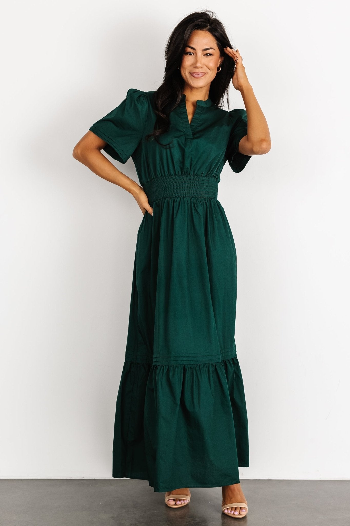 Vera Maxi Dress | Emerald - Baltic Born