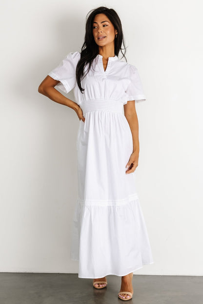 Vera Maxi Dress | Off White - Baltic Born