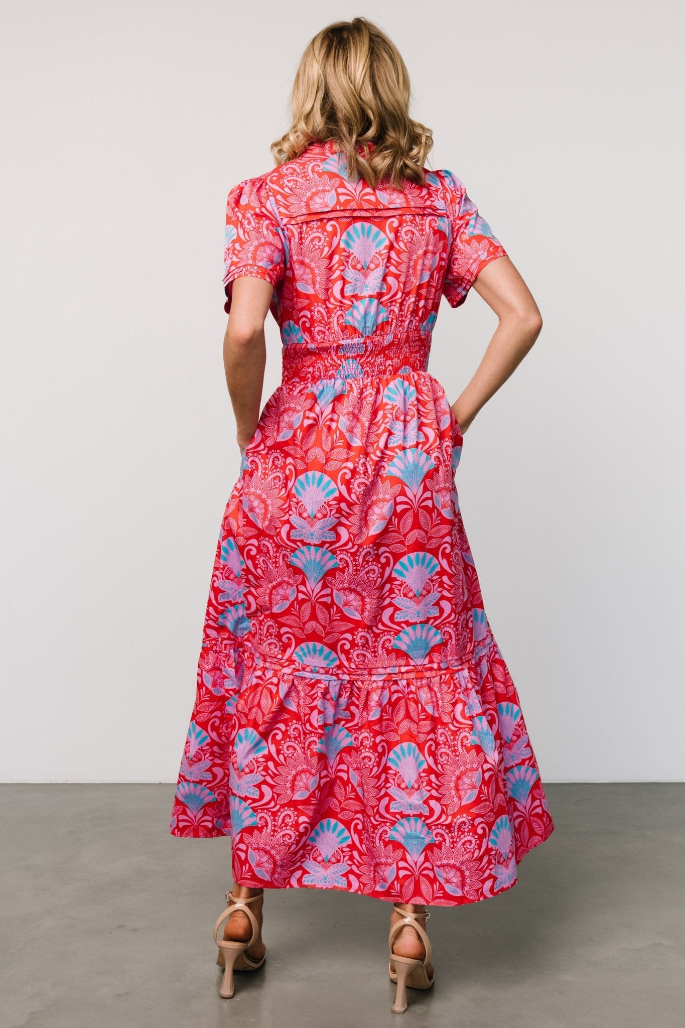 Vera Maxi Dress | Red Multi Print - Baltic Born