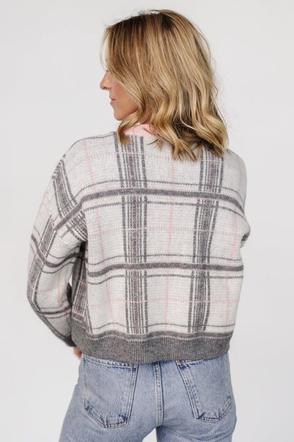 Verbier Sweater | Gray + Blush - Baltic Born